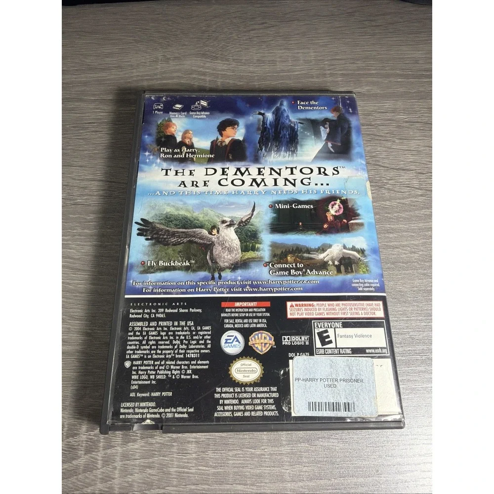 Harry Potter and the Prisoner of Azkaban - Nintendo GameCube GC - Complete CIB